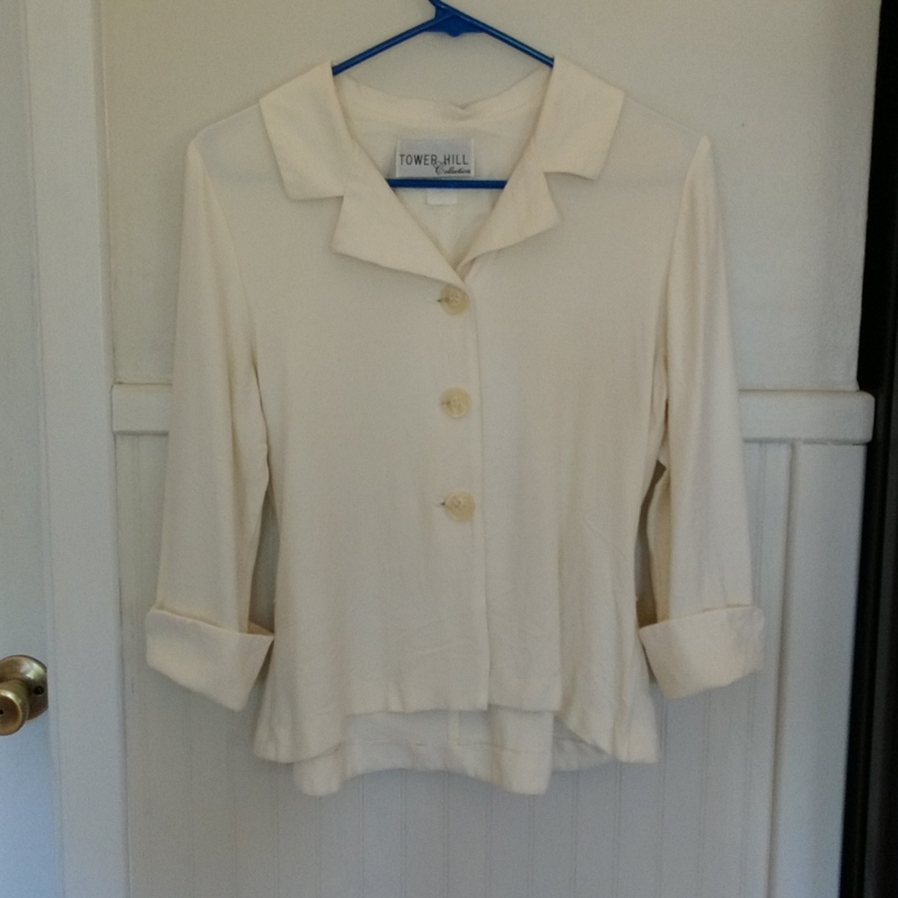 VTG off-white blouse